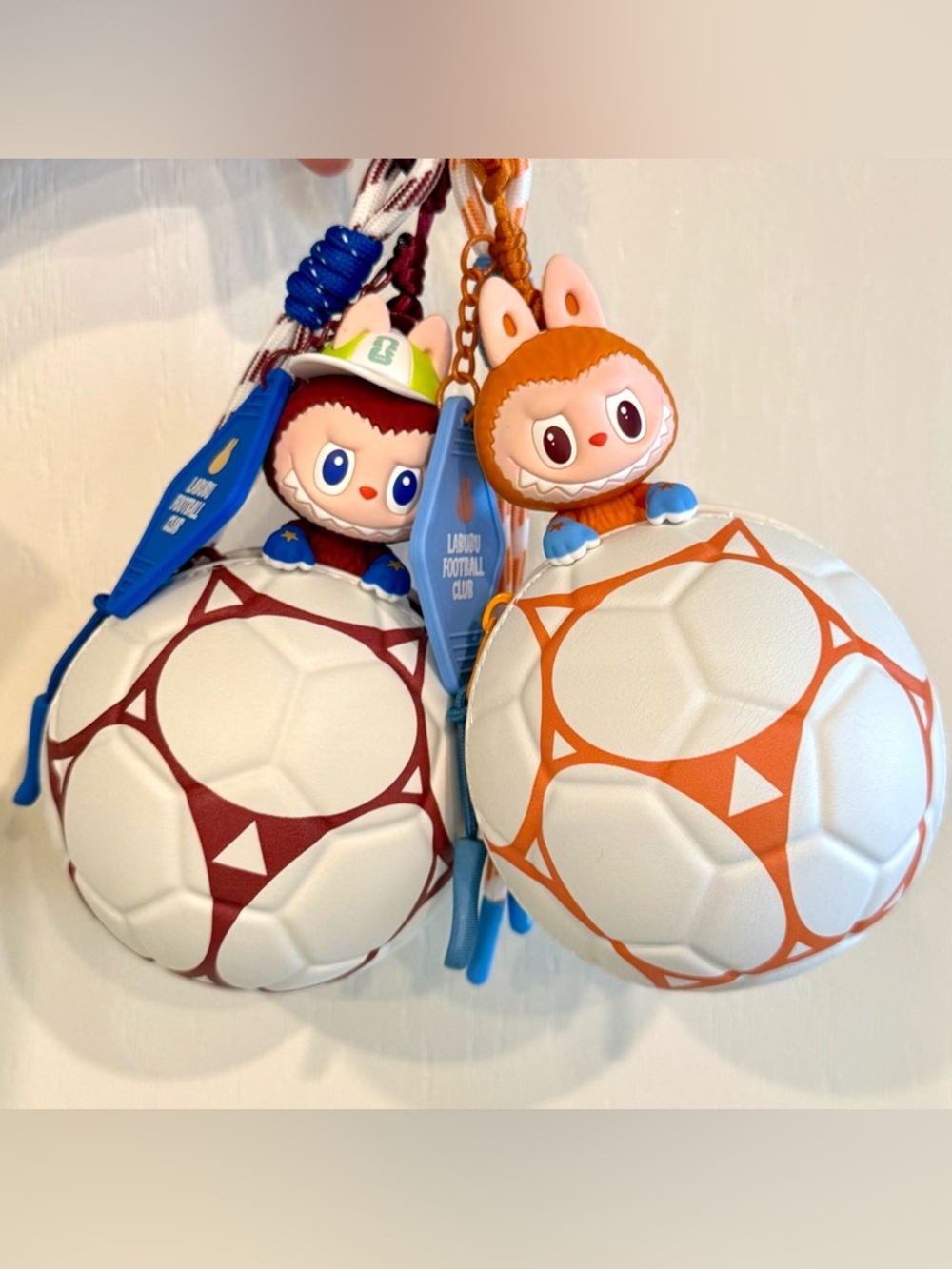 FIFA Labubu Pouch Charms - Pain Fades Away and Moment of Celebration